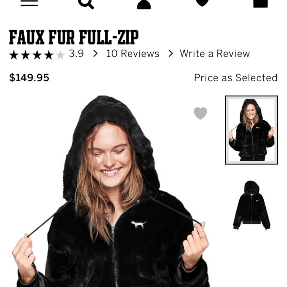 ISO faux fur PINK Zip